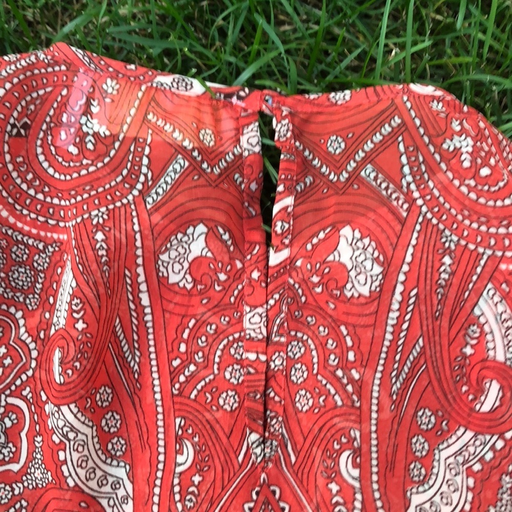 Anthropology Love Sam red top - Picture 5 of 7